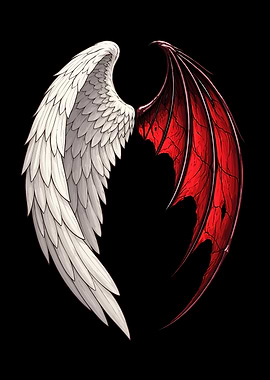 Angel and Demon Lucifer Wings