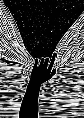 Hand Reaching for the Stars