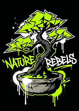 Graffiti Bonsai Tree