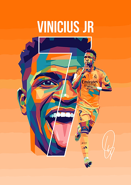 Vinicius Jr Pop Art