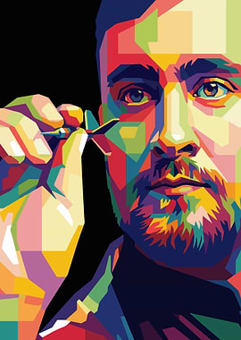 Luke Littler in Pop Art Style