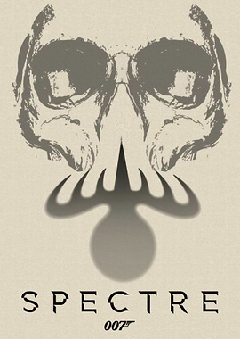 Spectre Movie Poster Skull Logo