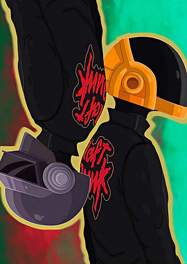 Daft Punk Inspired Artwork