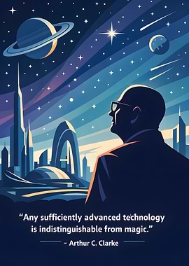 Arthur C. Clarke Quote on Advanced Technology