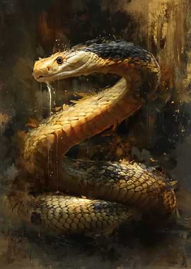 Viper Snake Painting