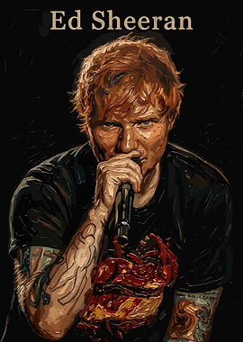 Ed Sheeran Vintage art