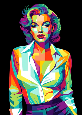 Marilyn Monroe Pop Art Portrait