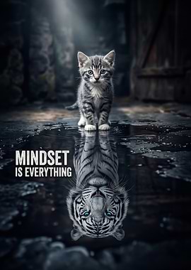 Kitten's Tiger Mindset Reflection