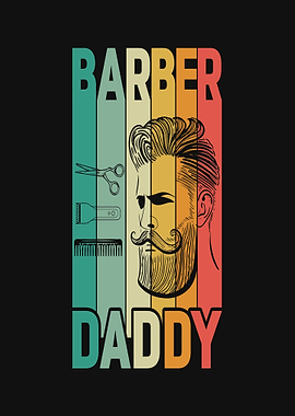 Barber Daddy Vintage Design