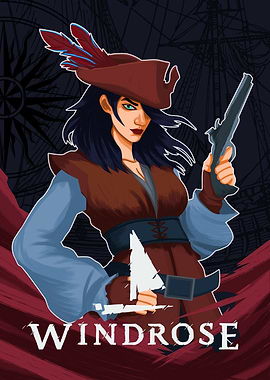 Pirate Woman with Pistol