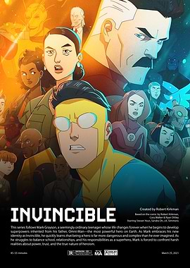 Invincible TV Show Poster