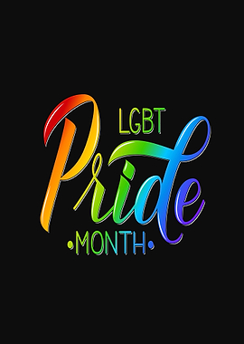 LGBT Pride Month Text Art
