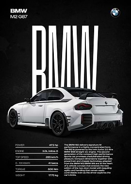 BMW M2 G87 Performance Car
