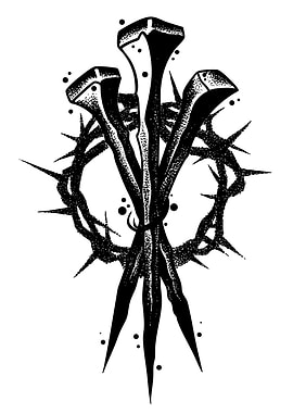 Christian Symbols: Nails and Crown of Thorns