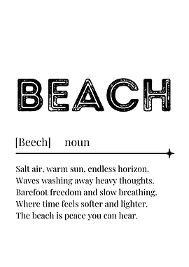 Beach Definition Art
