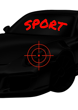 Sport Car with Target