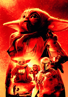 Grogu's Forceful Gaze