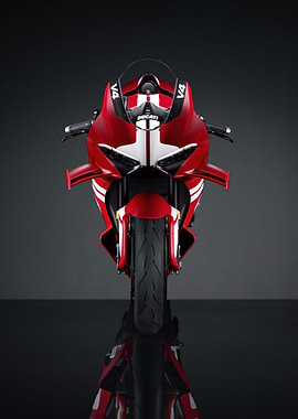 Ducati V4 Motorcycle Front View