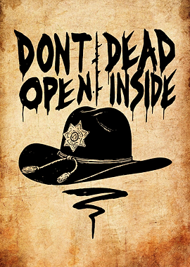 Don't Dead Open Inside Sheriff Hat