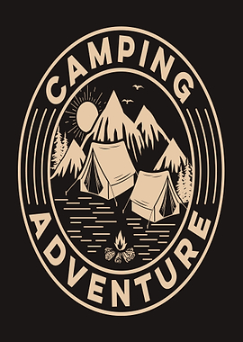 Camping Adventure Emblem