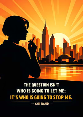 Ayn Rand quote poster
