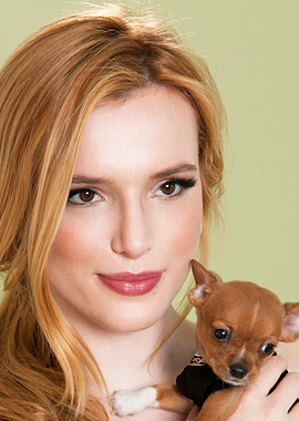 Bella Thorne with Chihuahua Puppy