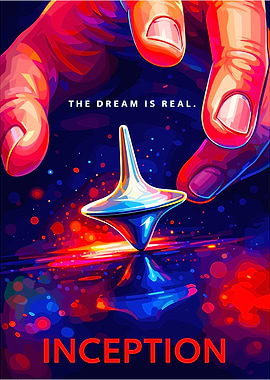 Inception movie poster Art