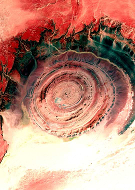 Eye of the Sahara — Richat Structure, Mauritania