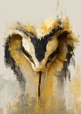 Abstract Cobra Painting