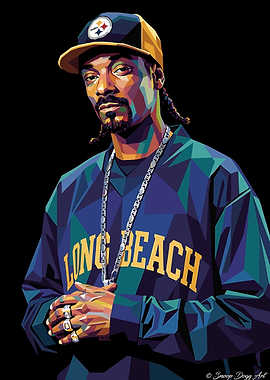 Snoop Dogg Pop Art Portrait