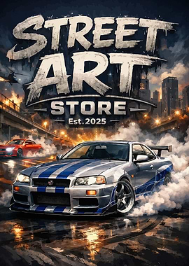 Street Art Store Poster