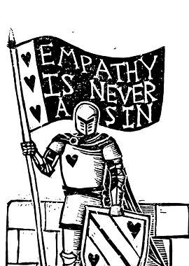 Knight with Empathy Flag