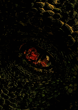 Close-up of a Reptilian Eye