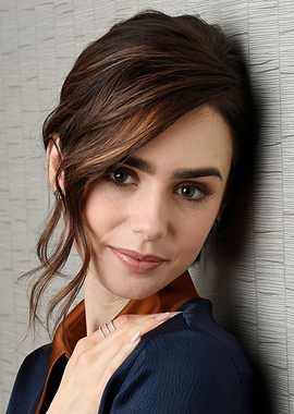 Lily Collins Portrait