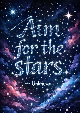 Aim for the Stars Quote