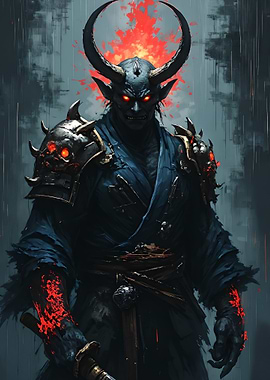 Demonic Samurai Warrior