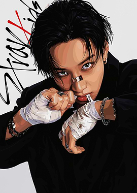 Stray Kids Bang Chan Portrait