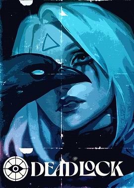 Deadlock Poster with Raven and Woman