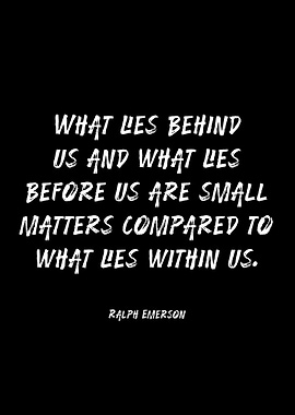 Inspirational Quote by Ralph Emerson