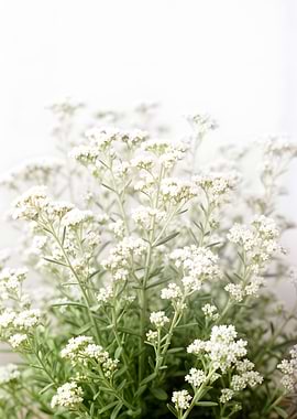 Delicate White Wildflowers