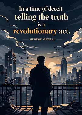 George Orwell quote about truth