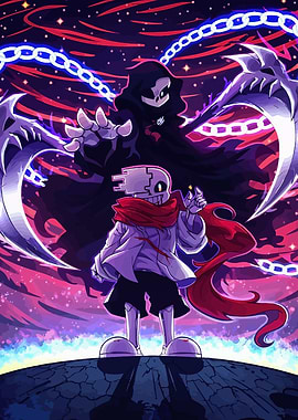 Undertale Sans and Reaper Sans