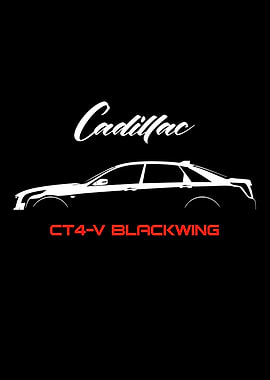 Cadillac CT4-V Blackwing Silhouette