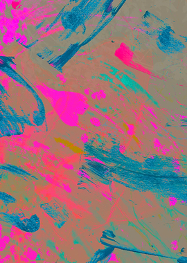 Abstract Paint Splatter Background