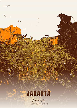 Jakarta City Map