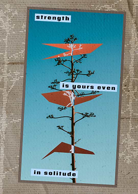 Strength in Solitude Collage