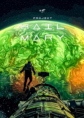 Project Hail Mary Astronaut and Planet