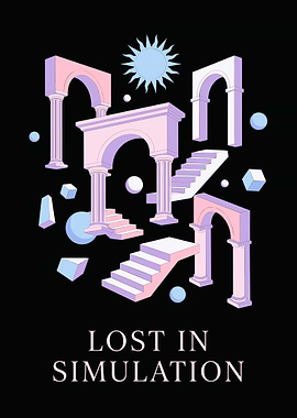 Lost in Simulation Surreal Architecture