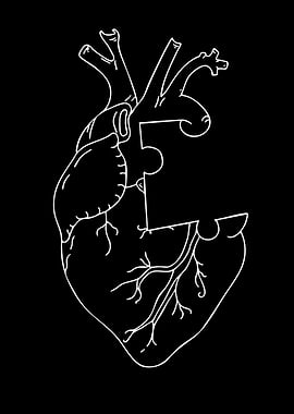 Heart Puzzle Piece Illustration
