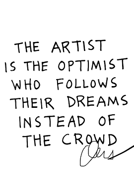 The Artist's Dream Quote